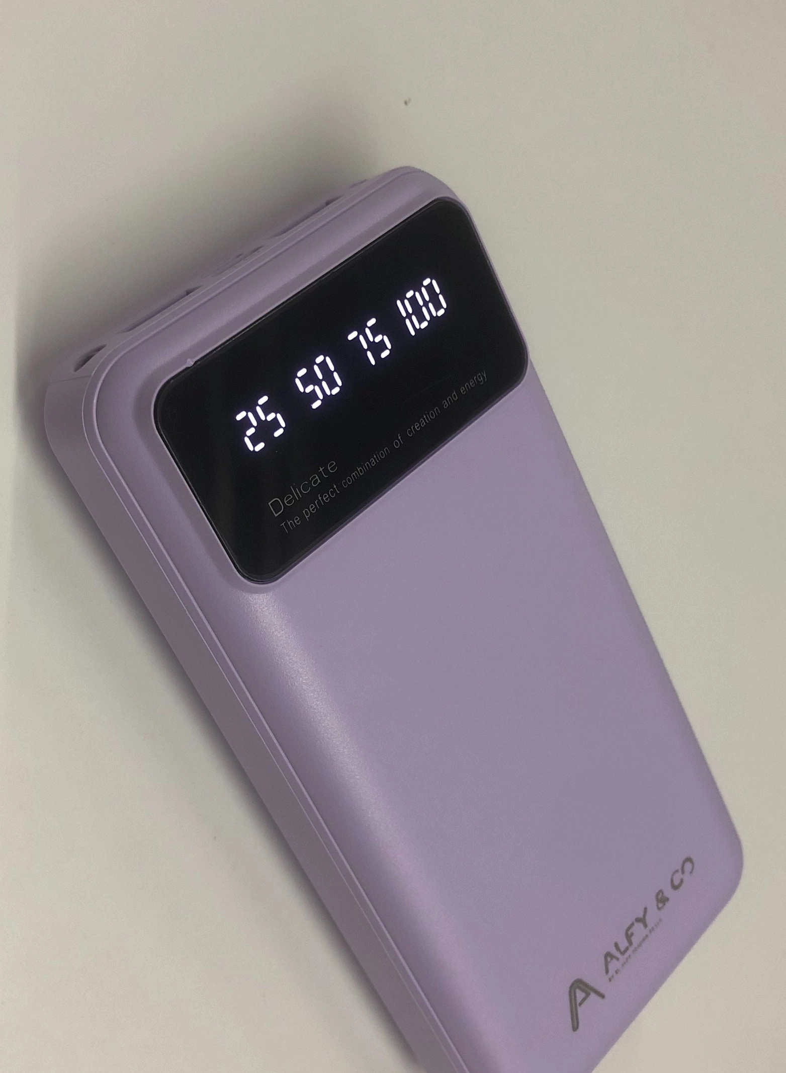 Purple 20000 mah Power Bank - 20000mAh 22.5W
