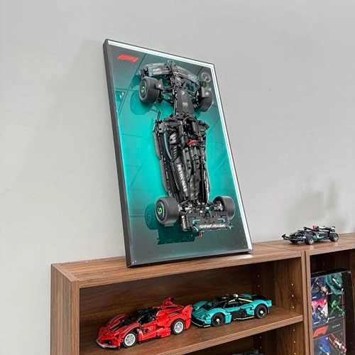 Lego Technic Display Wall Board (42171) - For Mercedes-AMG F1 W14 E LED strip light