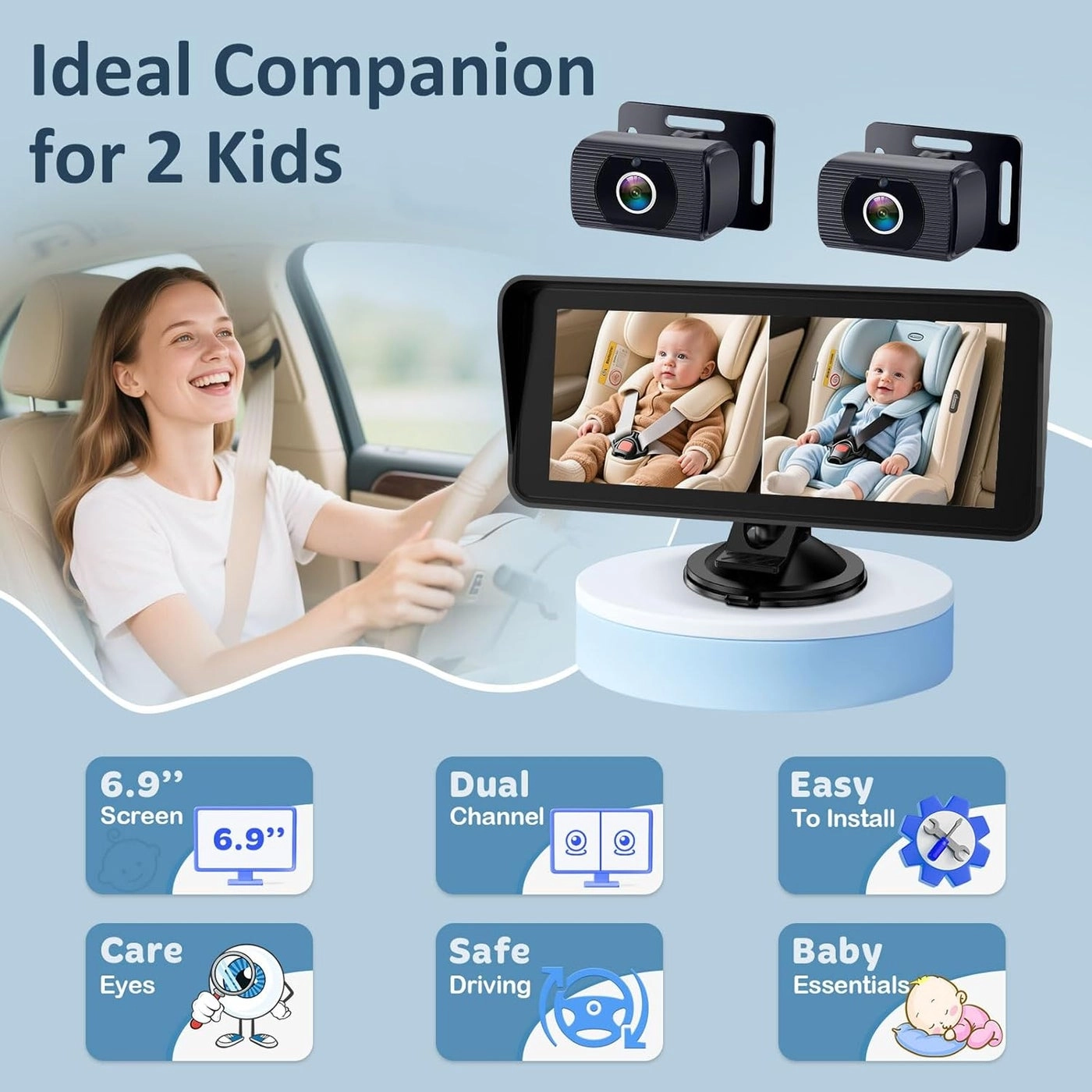 Baby Car Camera - 69 Inch
