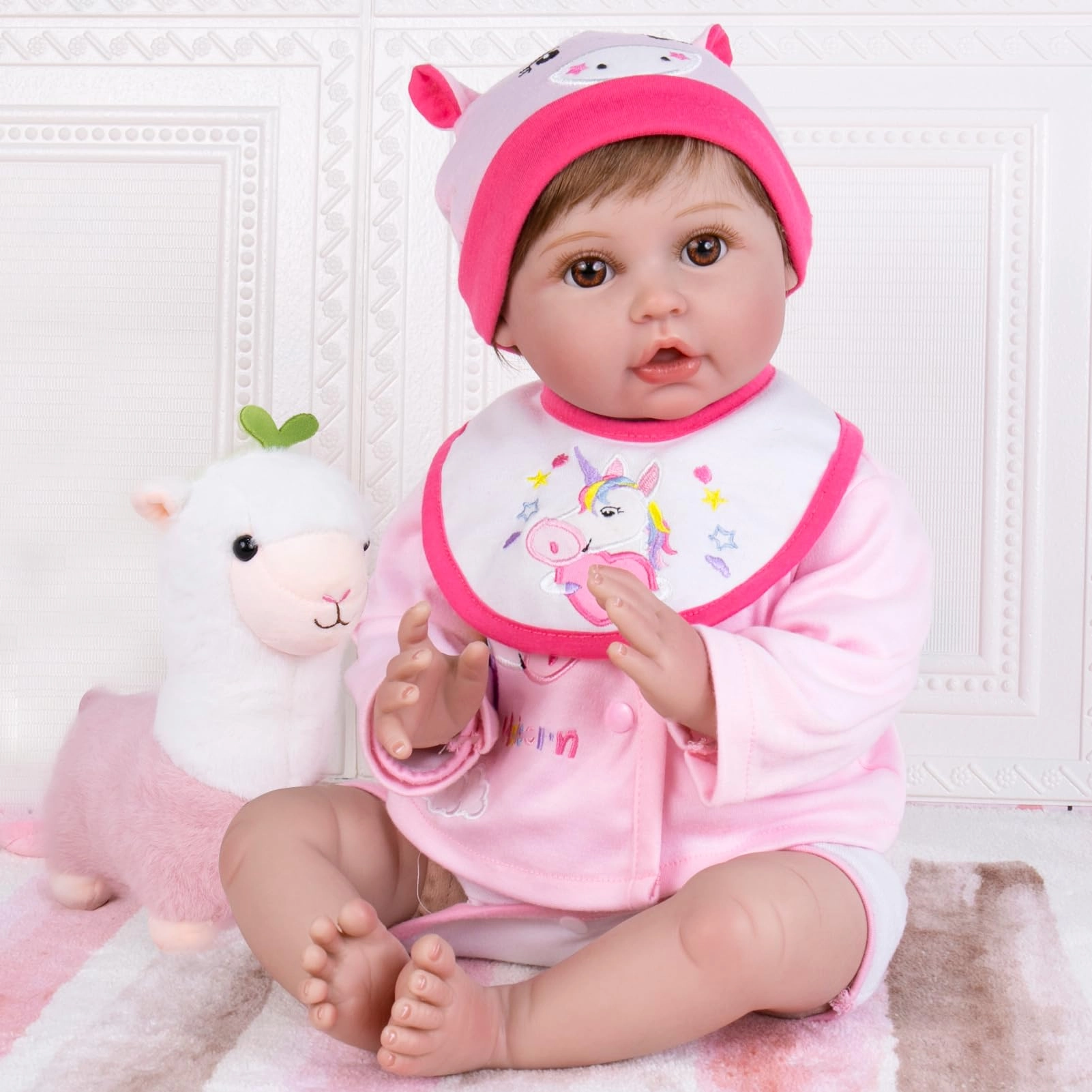 Reborn Baby Doll - 18 inches Vinyl Ages 3+