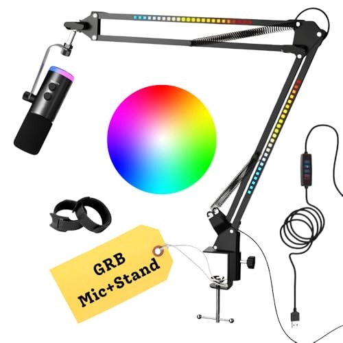 DYN-MIC-RGB-STA USB+XLR Microphone