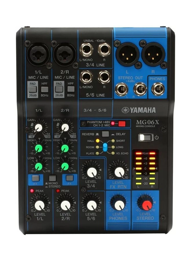 Yamaha MG06X - 6 channels