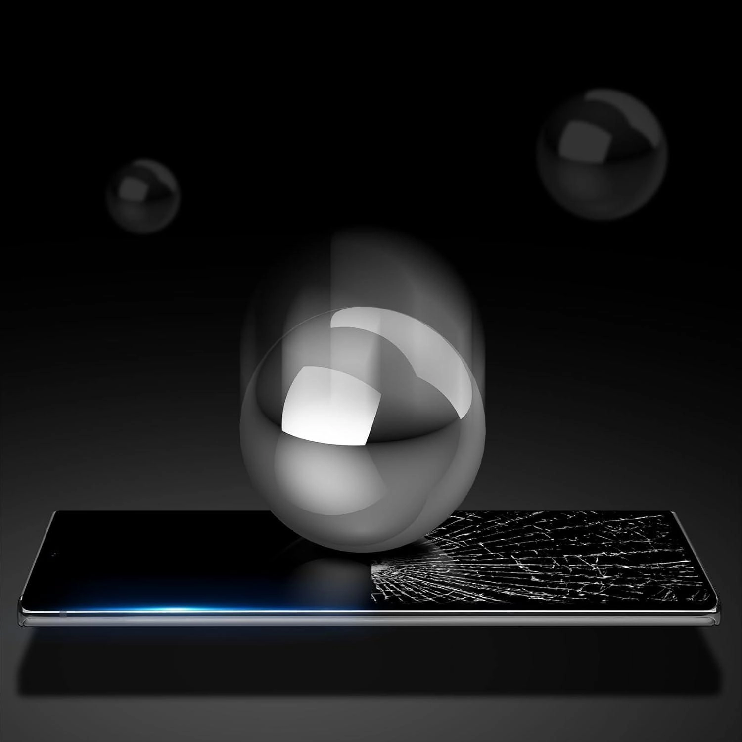 Trands Clear Tempered Glass Screen Protector for Samsung Galaxy S25 Ultra