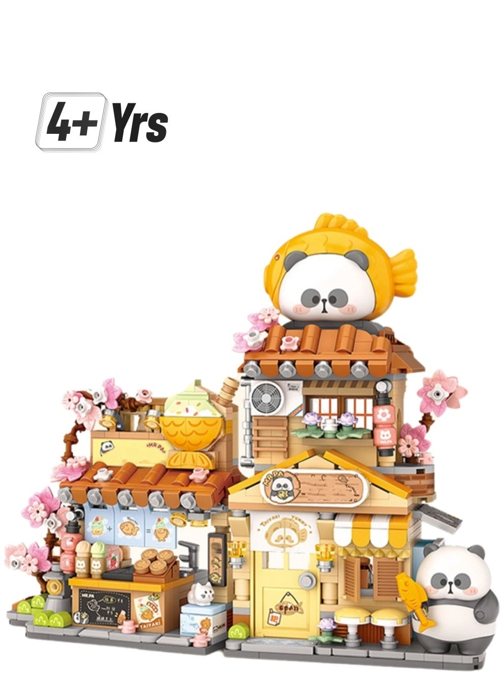 Taiyaki Street Scene Model Set - 858pcs