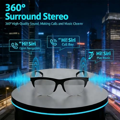 AI Translation Smart Glasses - 52MM ND2-400 Bluetooth