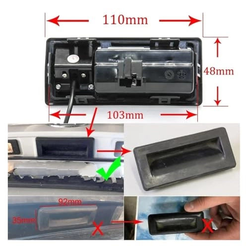 Reverse Camera - low light night vision RCA 1280 x 720