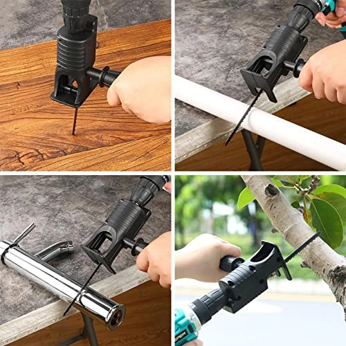 Electric Drill to Reciprocating Saw Adapter