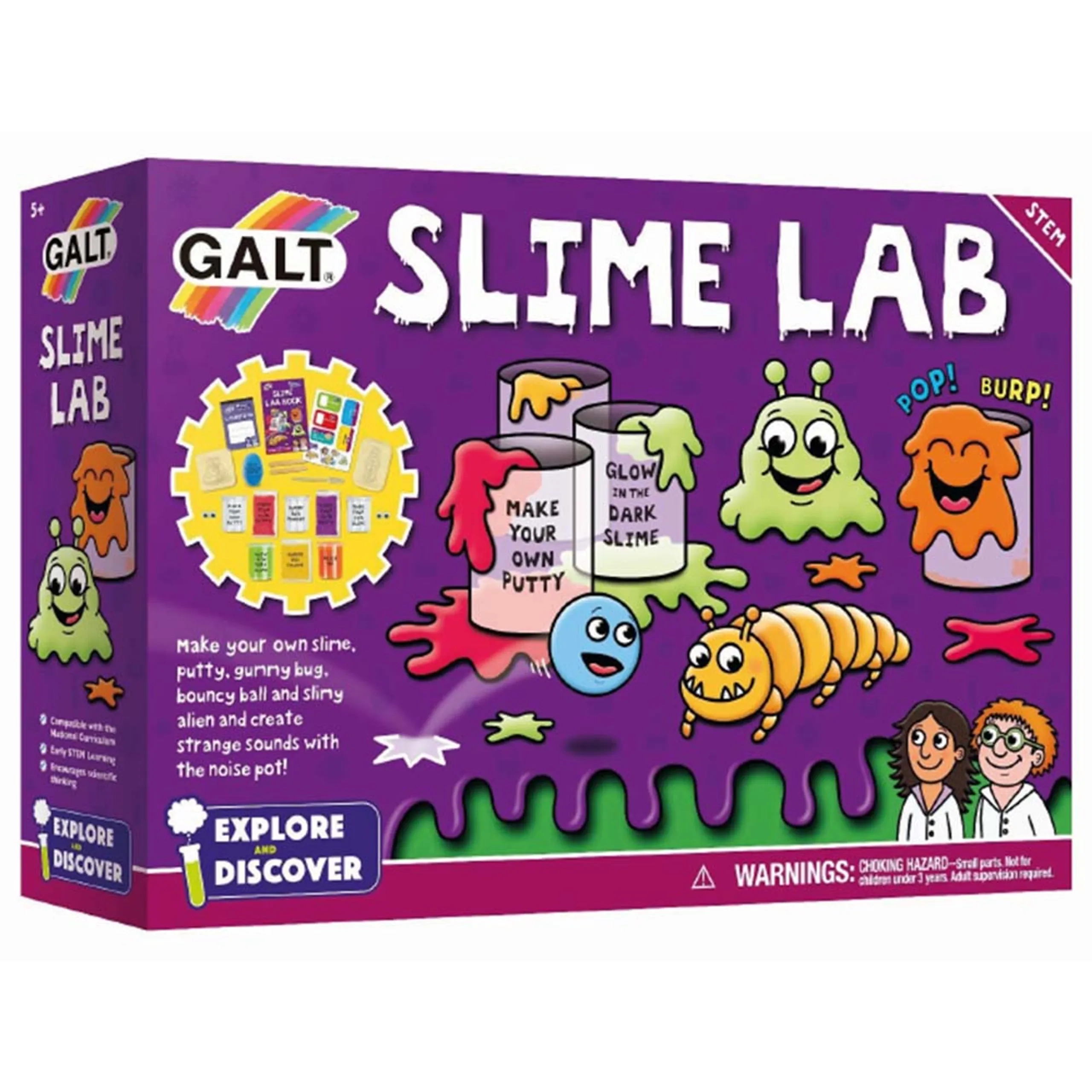 Galt Toys Slime Lab Science Kits - Science - 5 to 9 years