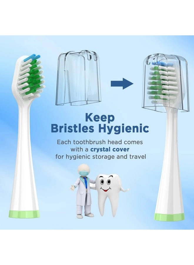 Replacement Brush Heads - for Smile Bright Platinum Sonic Soft Bristles 5Pack