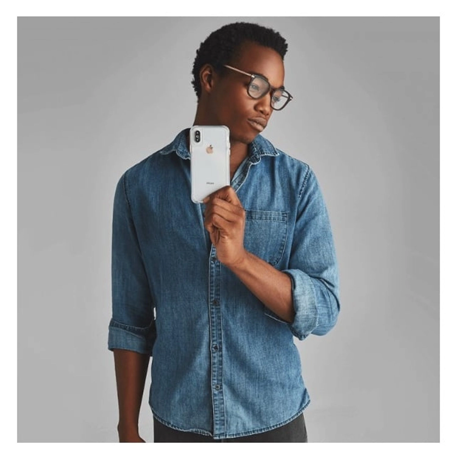 Tough Case - Soft flexible Back Case for iPhone Xs/X