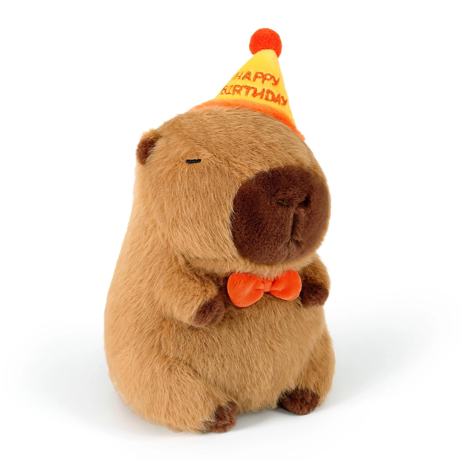 Capybara Plush - 9 inch Strawberry Hat
