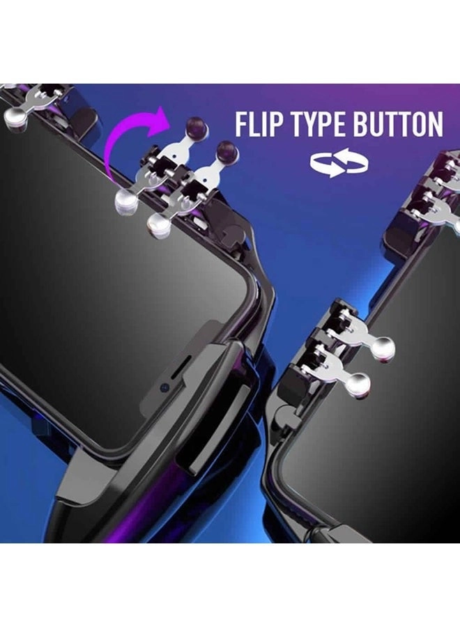 Six Finger Cooling Fan Phone Game Controller - wireless