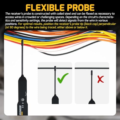 Automotive Cable Wire Tracker - Short and Open Circuit Finder 42 Volts
