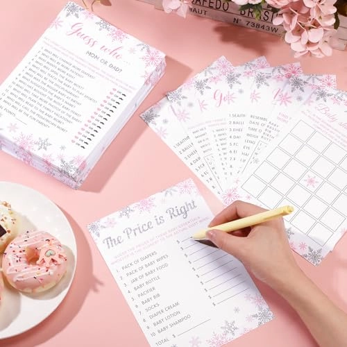 Baby Shower Games - 302 Pcs Baby Shower