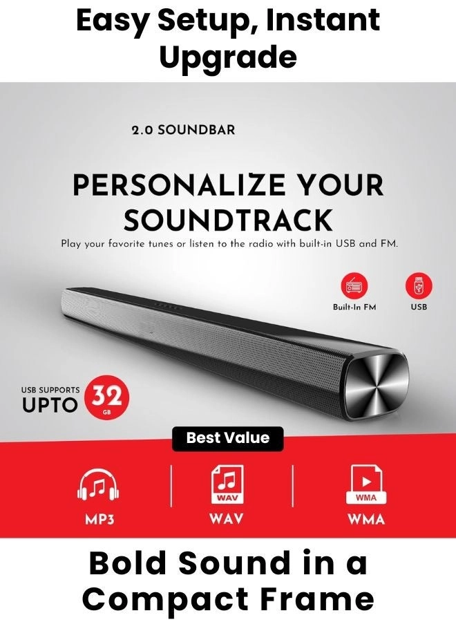 40A4Q+SOUNDBAR - 40 in