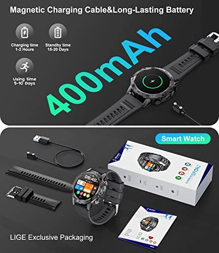 Military Smart Watch metal
