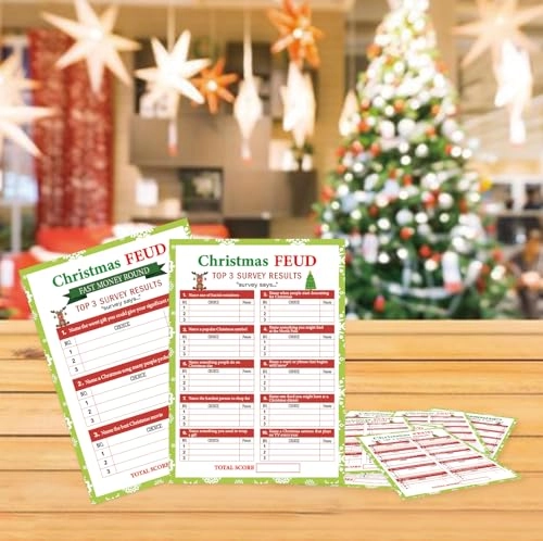 Christmas Family Feud Game - 15 years and up 35 pieces