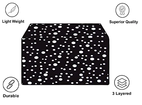 Microwave Oven Top PVC Cover - 28L Black