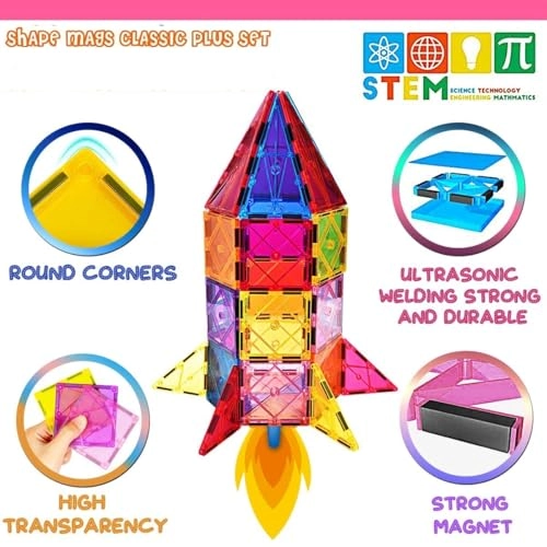 Magnetic Tiles - 100 pcs