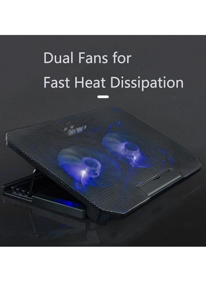 Laptop Cooling Pad - 6 fans 12-17 Inch