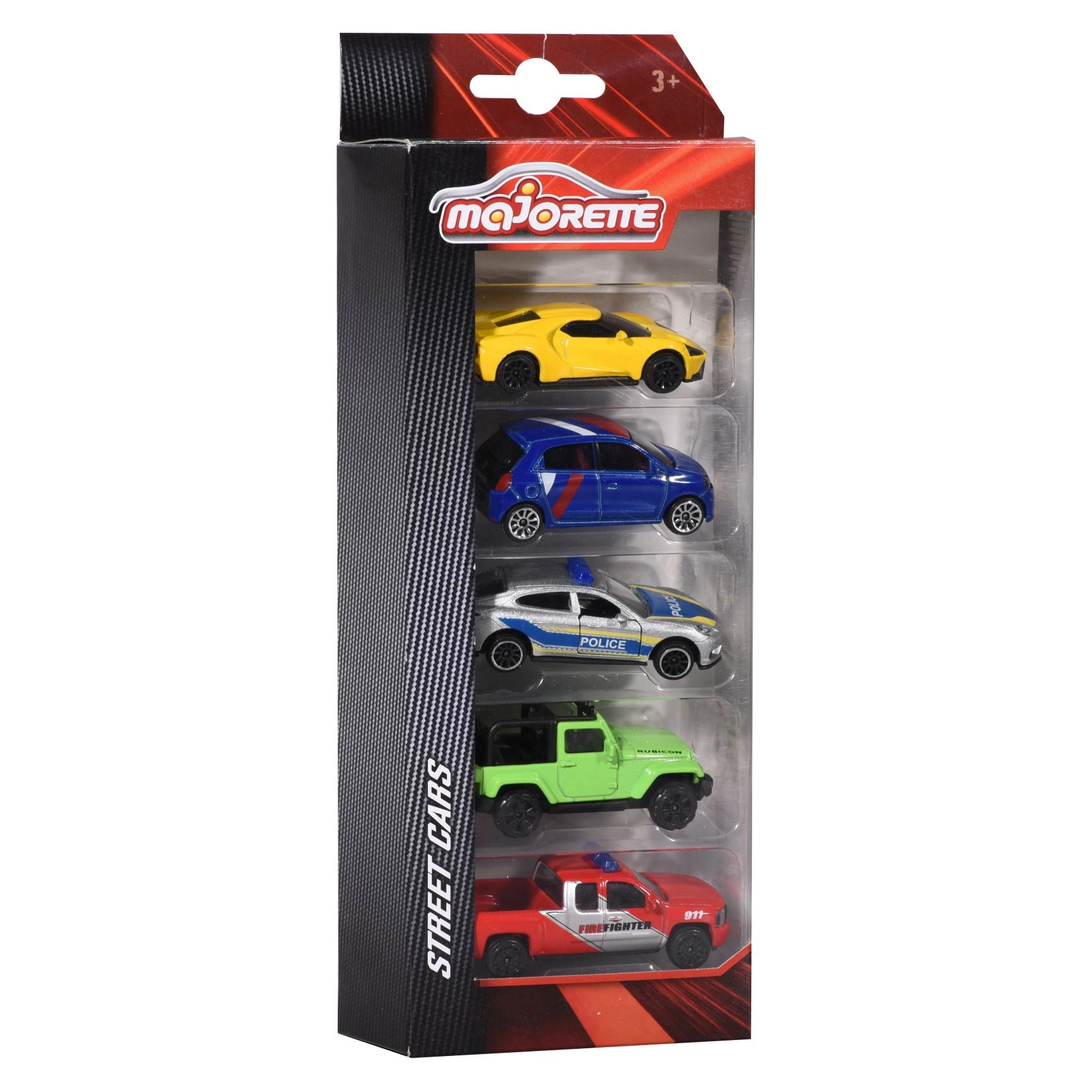 Die-Cast Street Car Set - 5 pcs