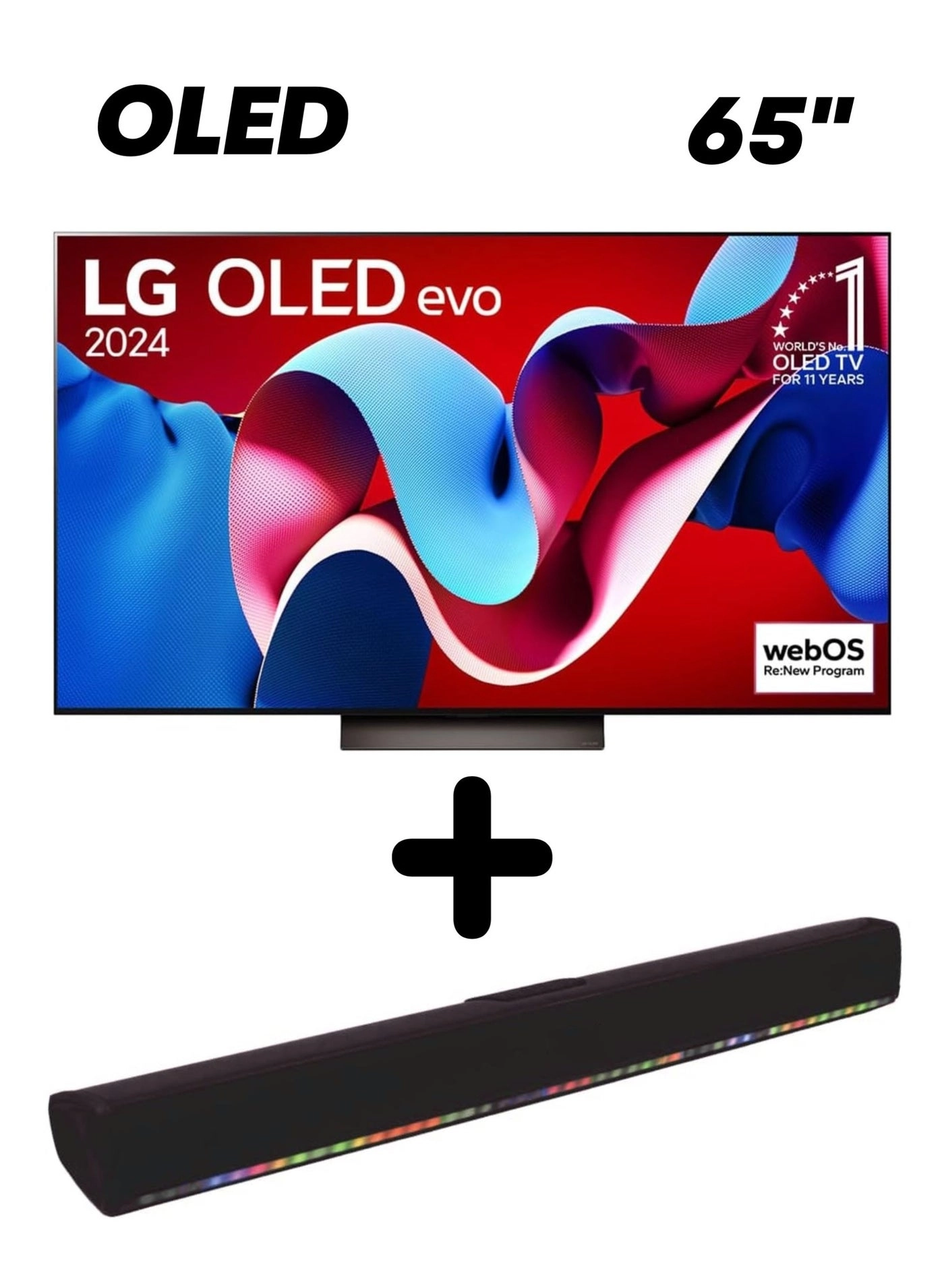 LG OLED65CS4VA+SOUNDBAR - 65-Inch Bundle