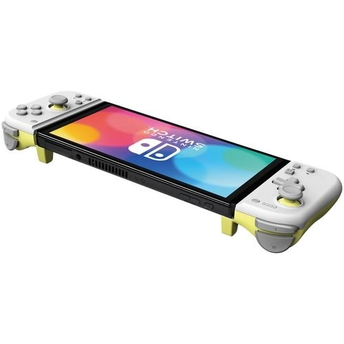 Split Pad Compact - Light Gray & Yellow Nintendo Switch