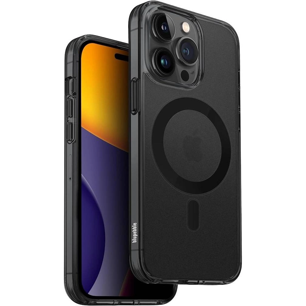 blupebble Frost Self Healing Case - TPU PC with MagSafe for iPhone 15 Pro