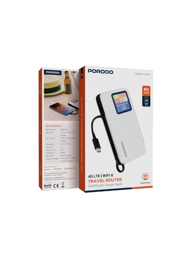 4G LTE Pocket Router WiFi 6 - 150 Mbps