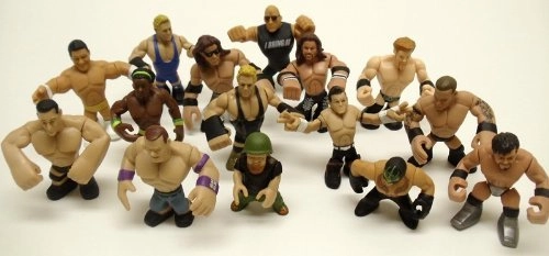 WWE Rumblers Wrestling Figures (1) 15 pcs