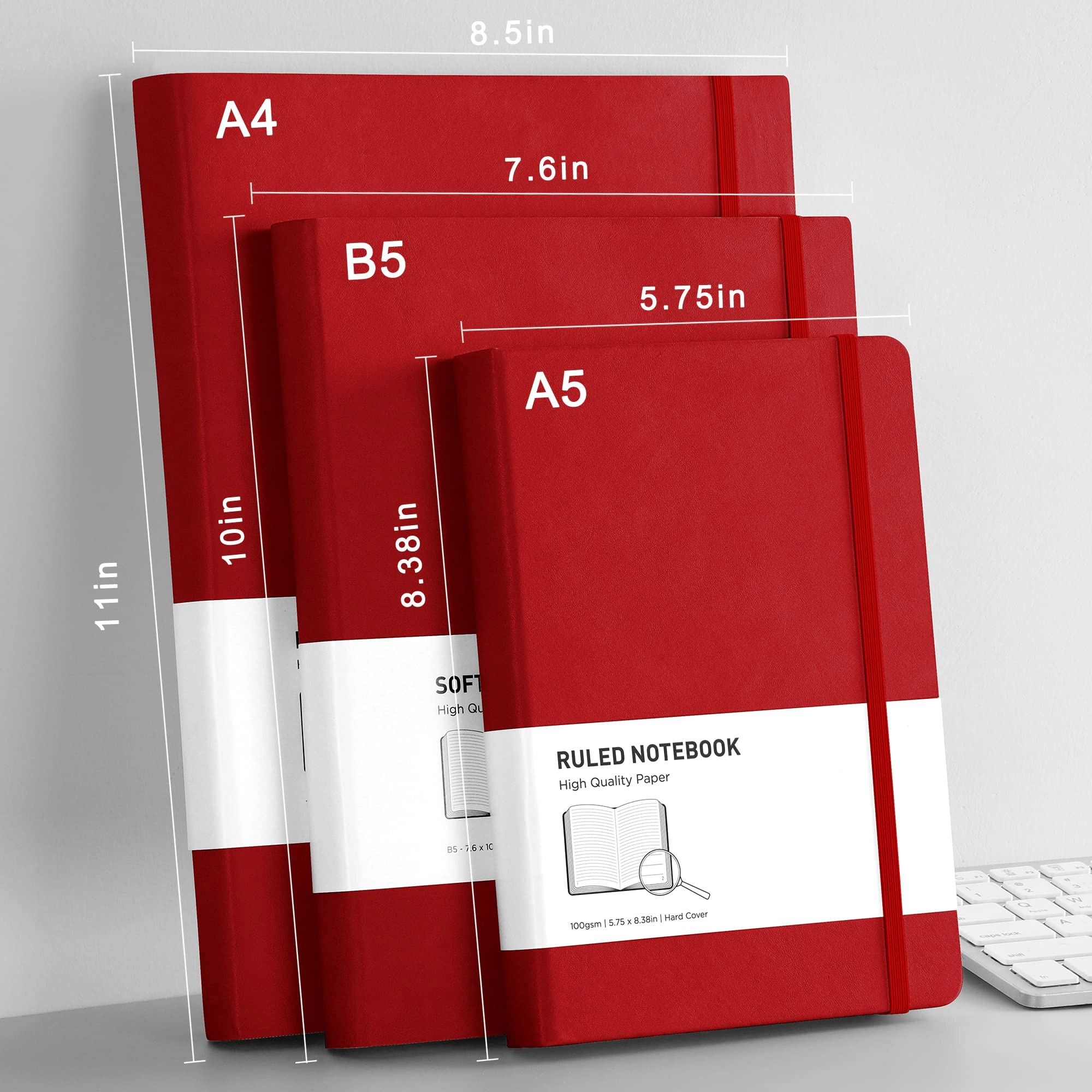 Lined Journal Notebook A5 Hardcover - Lined 320 Pages