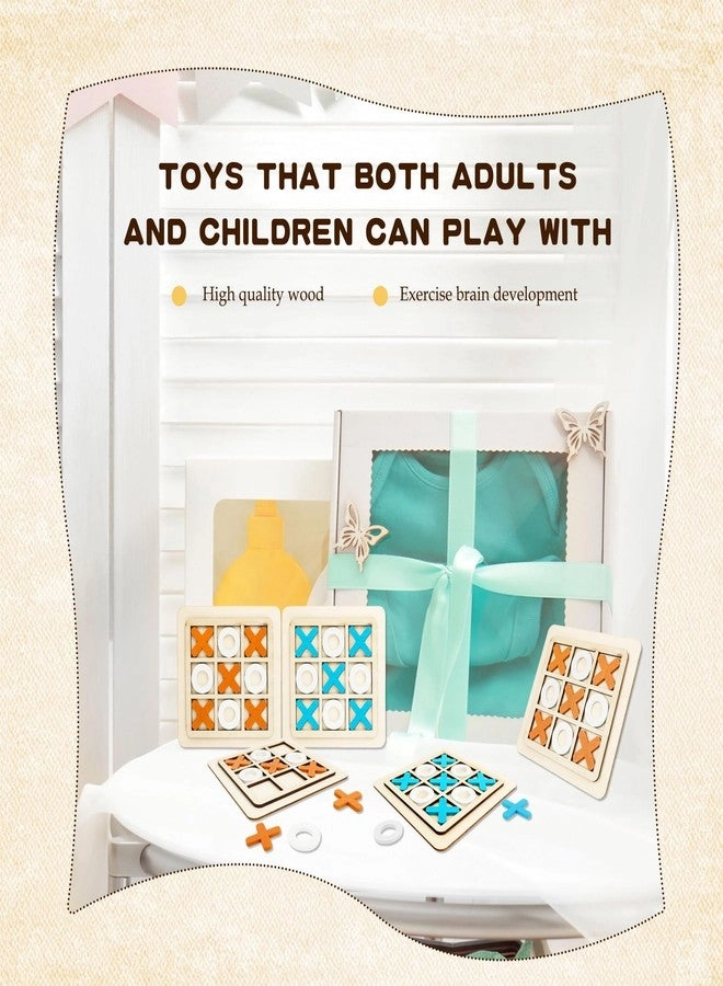 Tic Tac Toe - Wooden 12 Pack