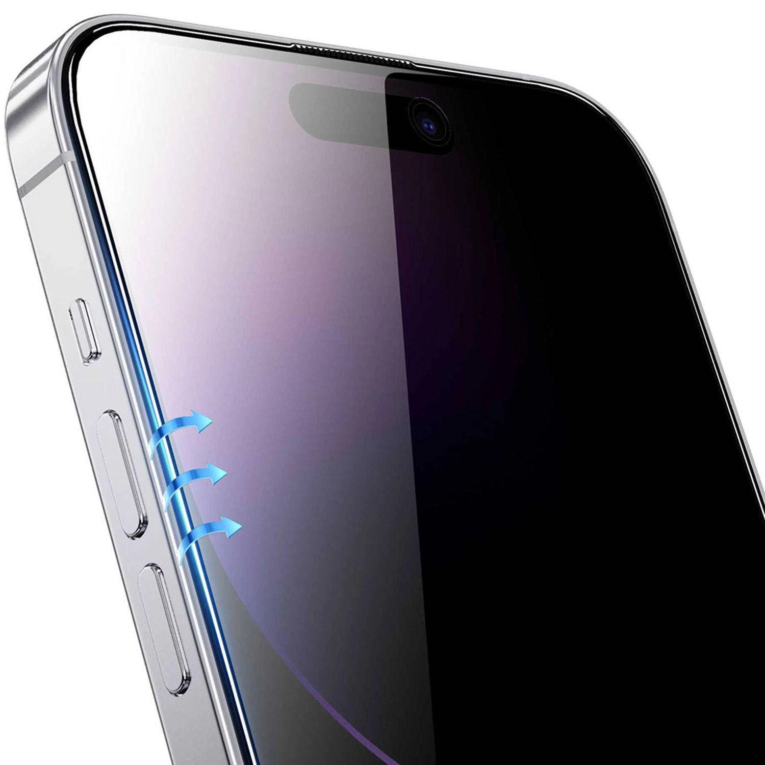 9H Steve Privacy Screen Protector - iPhone 15 Pro Max