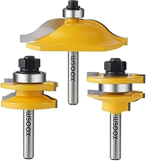WSOOX Router Bit Set - 1/4-Inch Shank 3 PCS