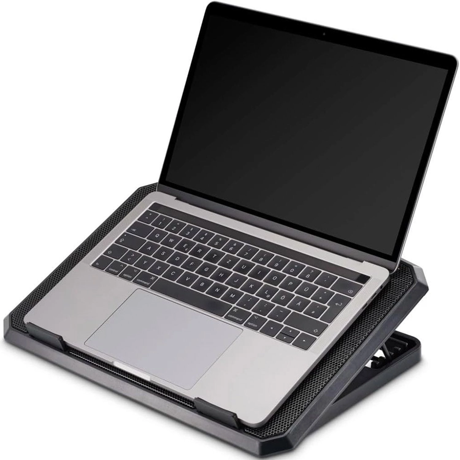 Black Metal Laptop Cooler - 2 Fans 15.6 Inch