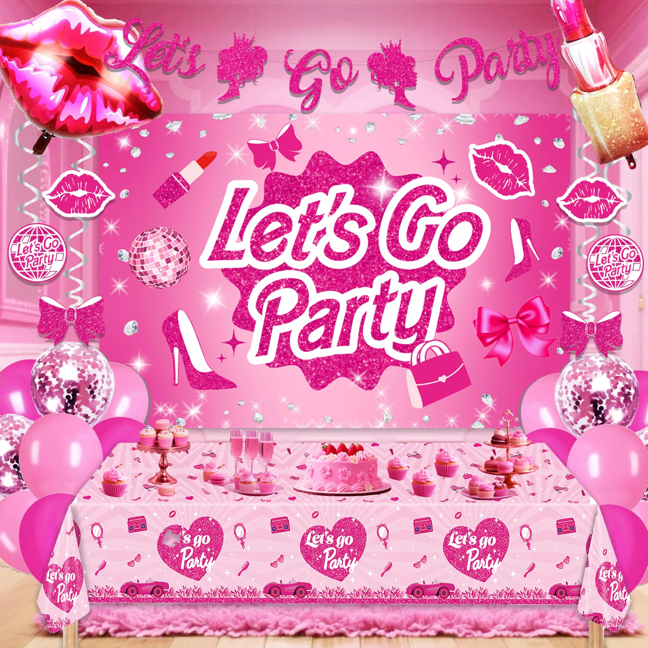 jenlion Happy Birthday Decorations - Birthday Set