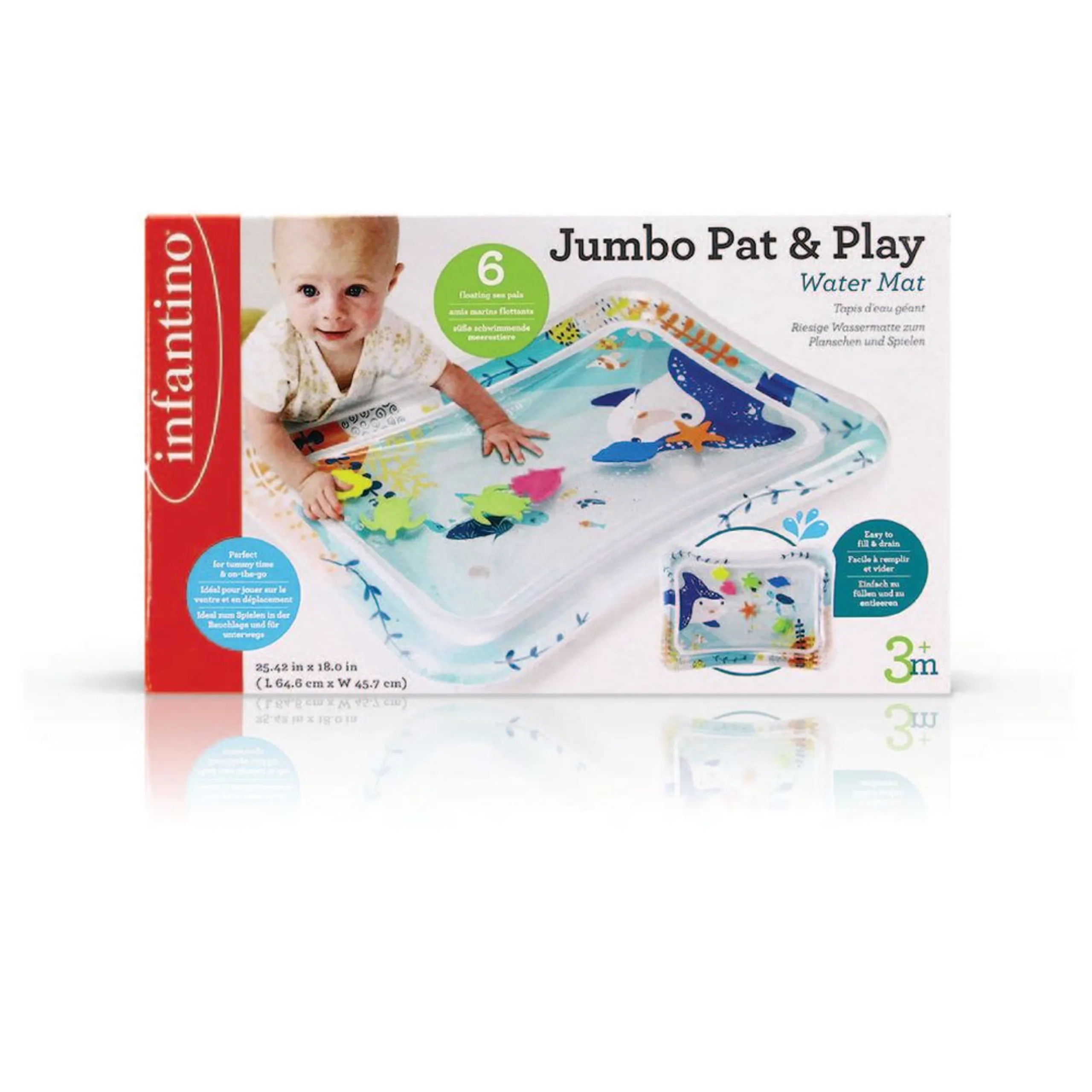 Jumbo Pat And Play Water Mat - 3 months