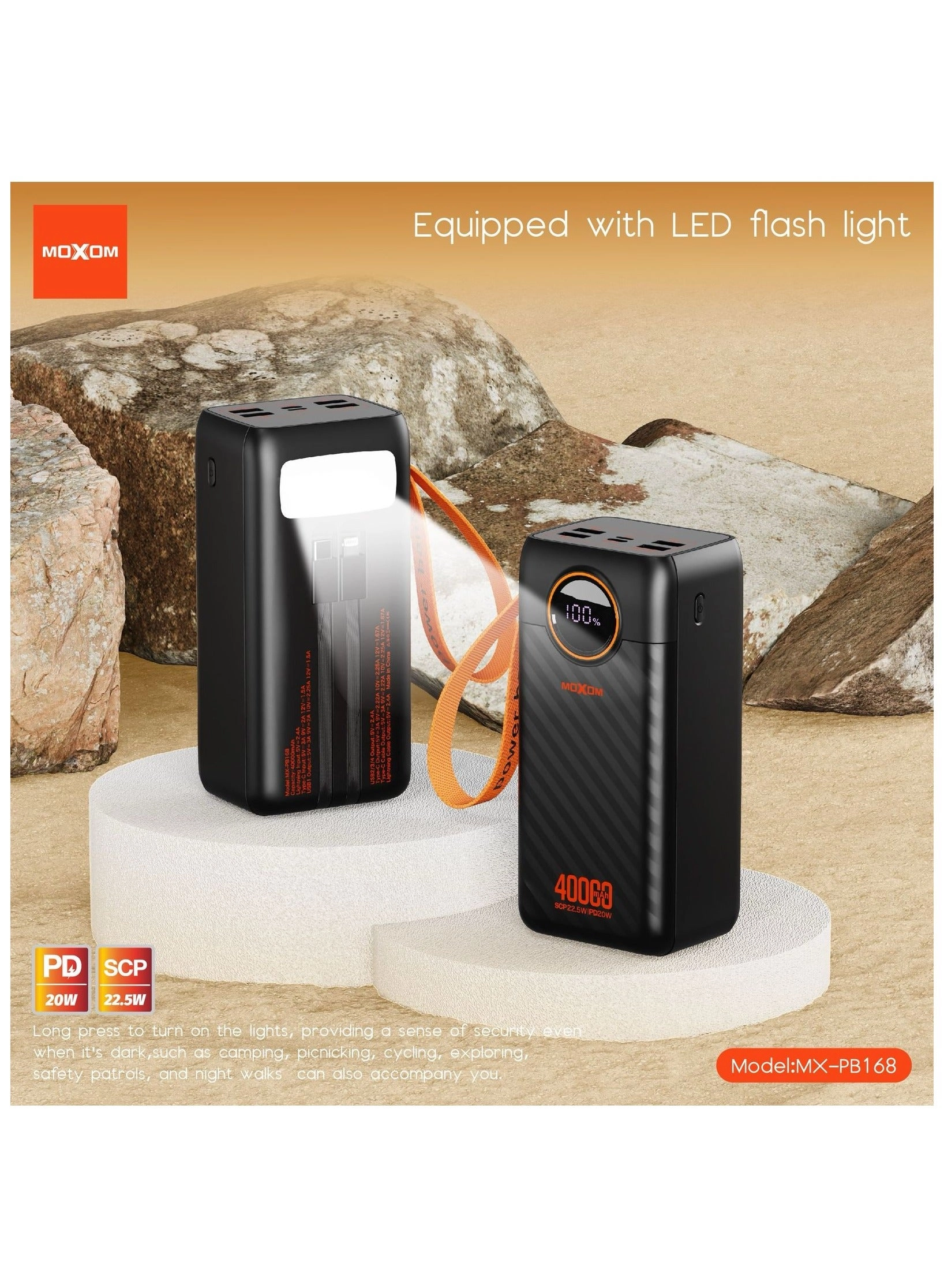 MX-PB168 - 40000mAh 20W 22.5W