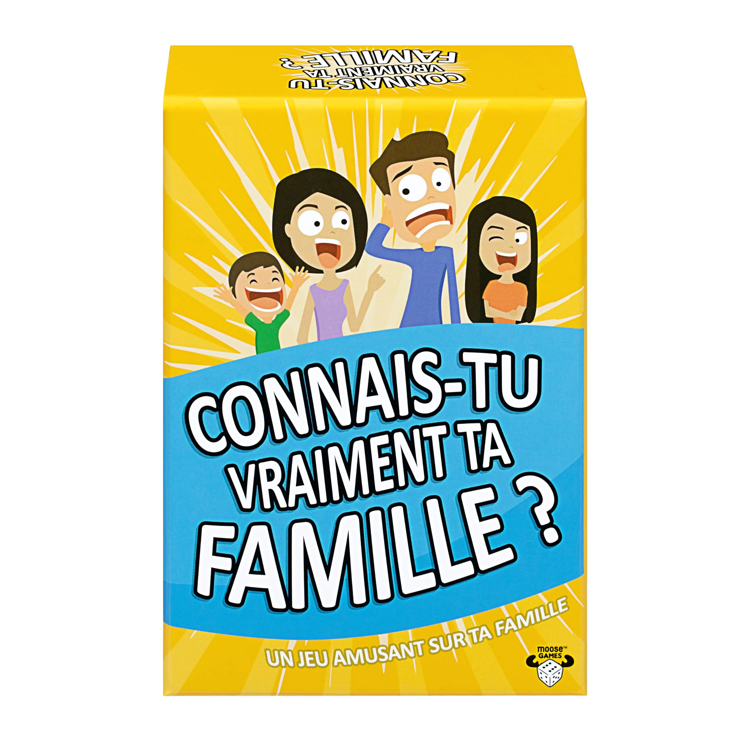 MOOSE Do you really know your family? - Card Game (French)