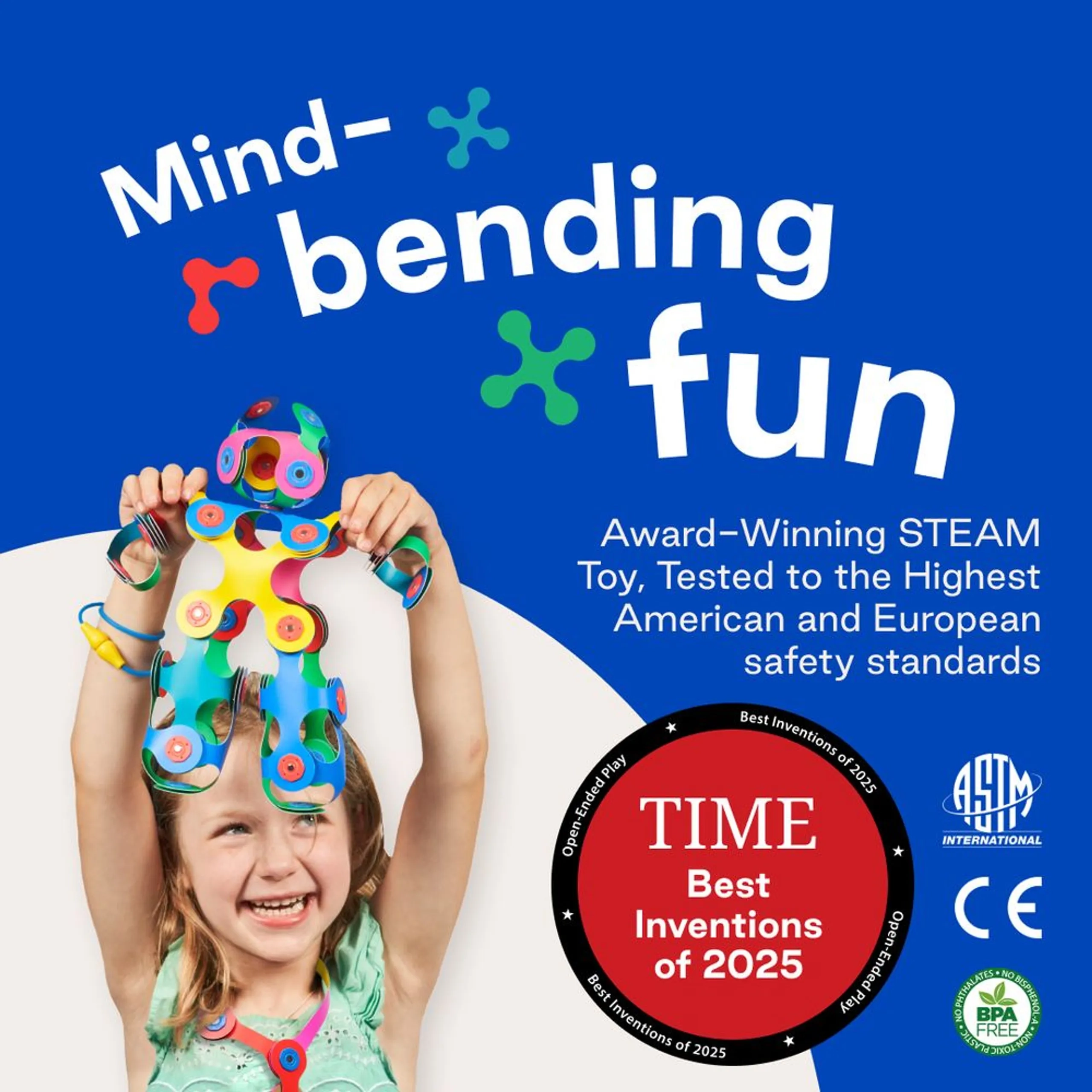 Magnetic Building Toy Set - 150 pcs