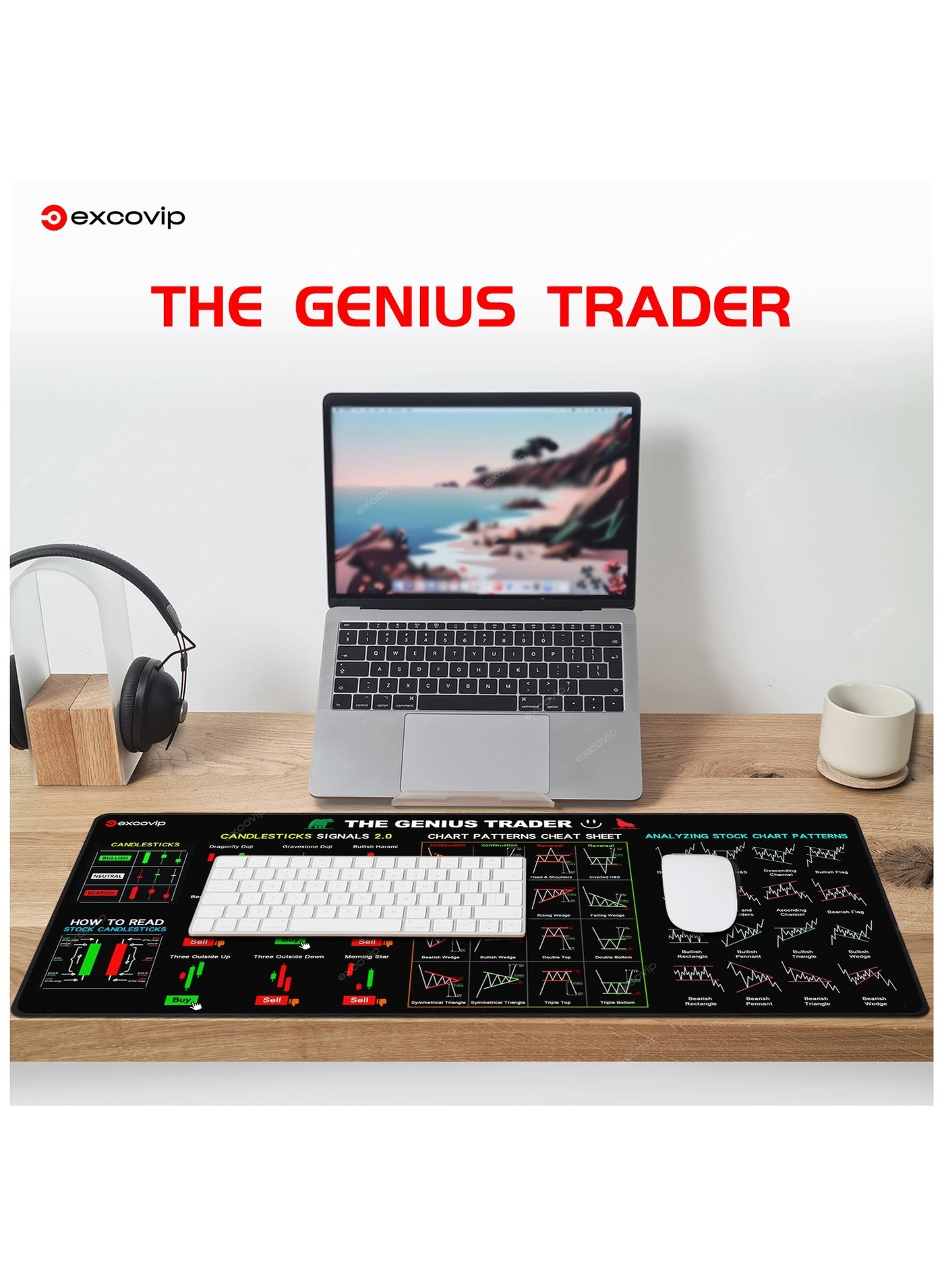 XL Gaming Mouse Pad - 80x30 cm