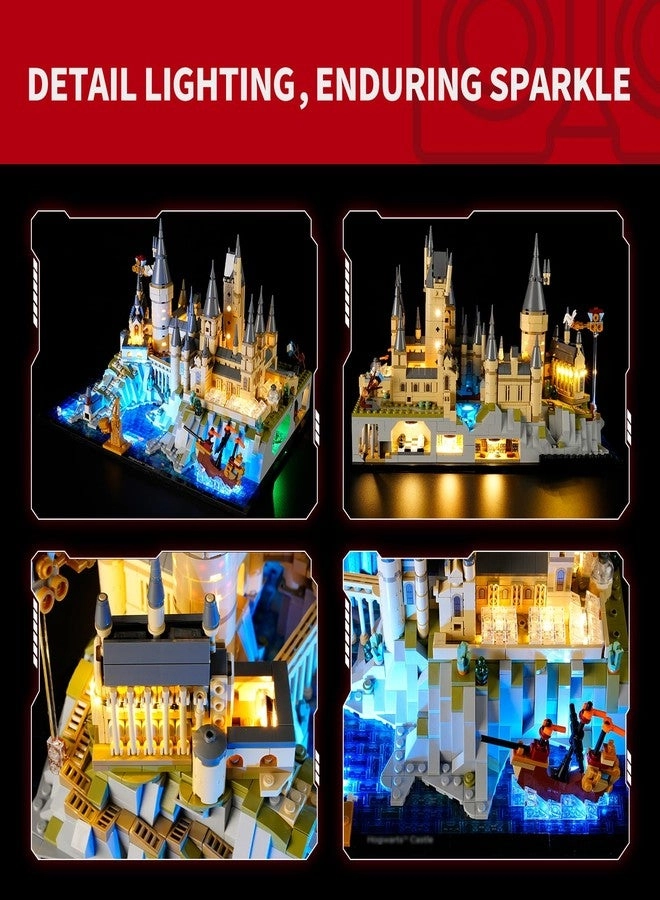 Light Kit for Hogwarts Castle and Grounds - 2.0 LED Compatible With LEGO Harry Potter 76419