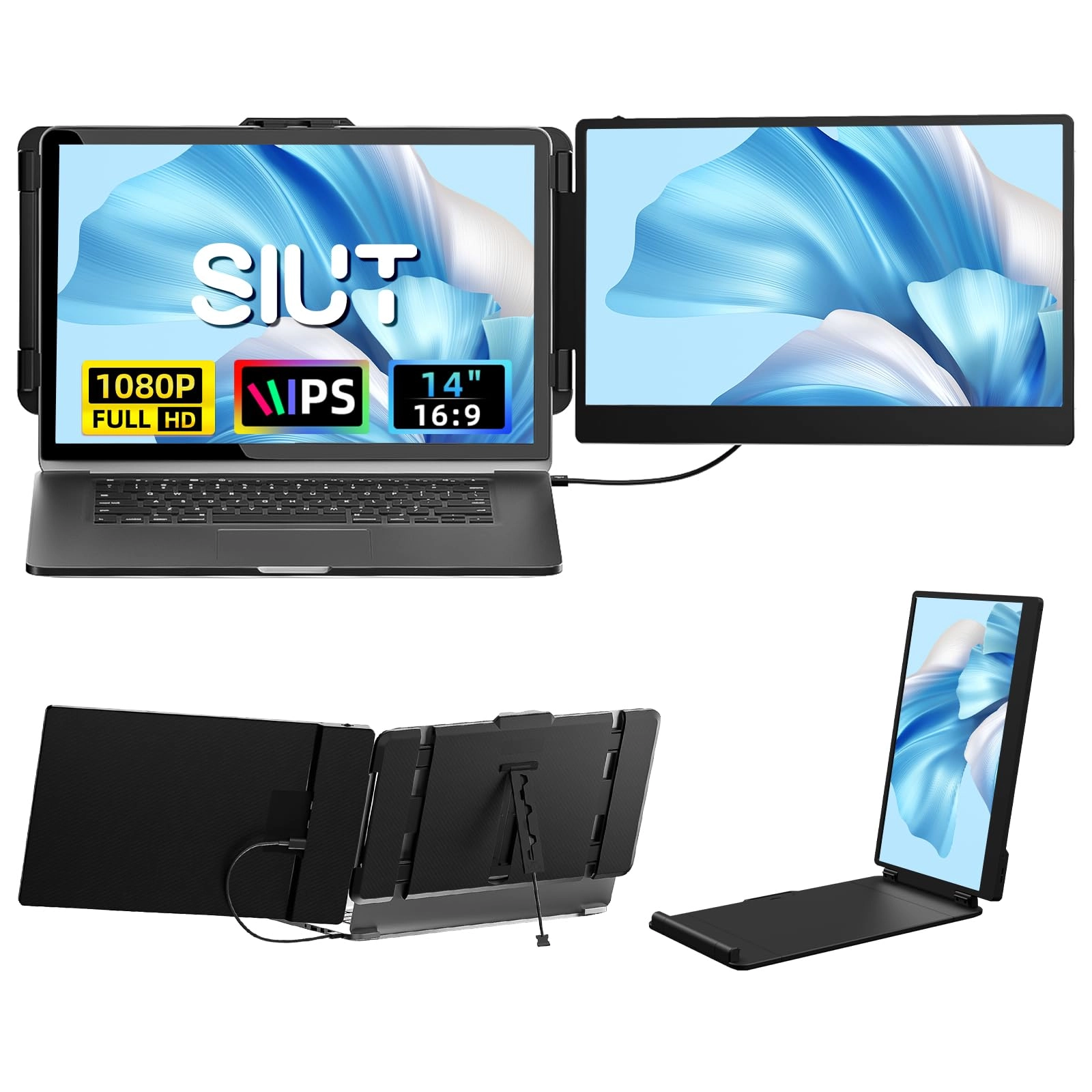 SIUT Laptop Screen Extender - 14 Inches 1920 x 1080 Pixels