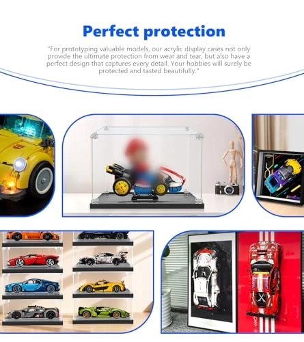 Acrylic Display Case for Lego Mario Kart - Mario & Standard Kart 72037
