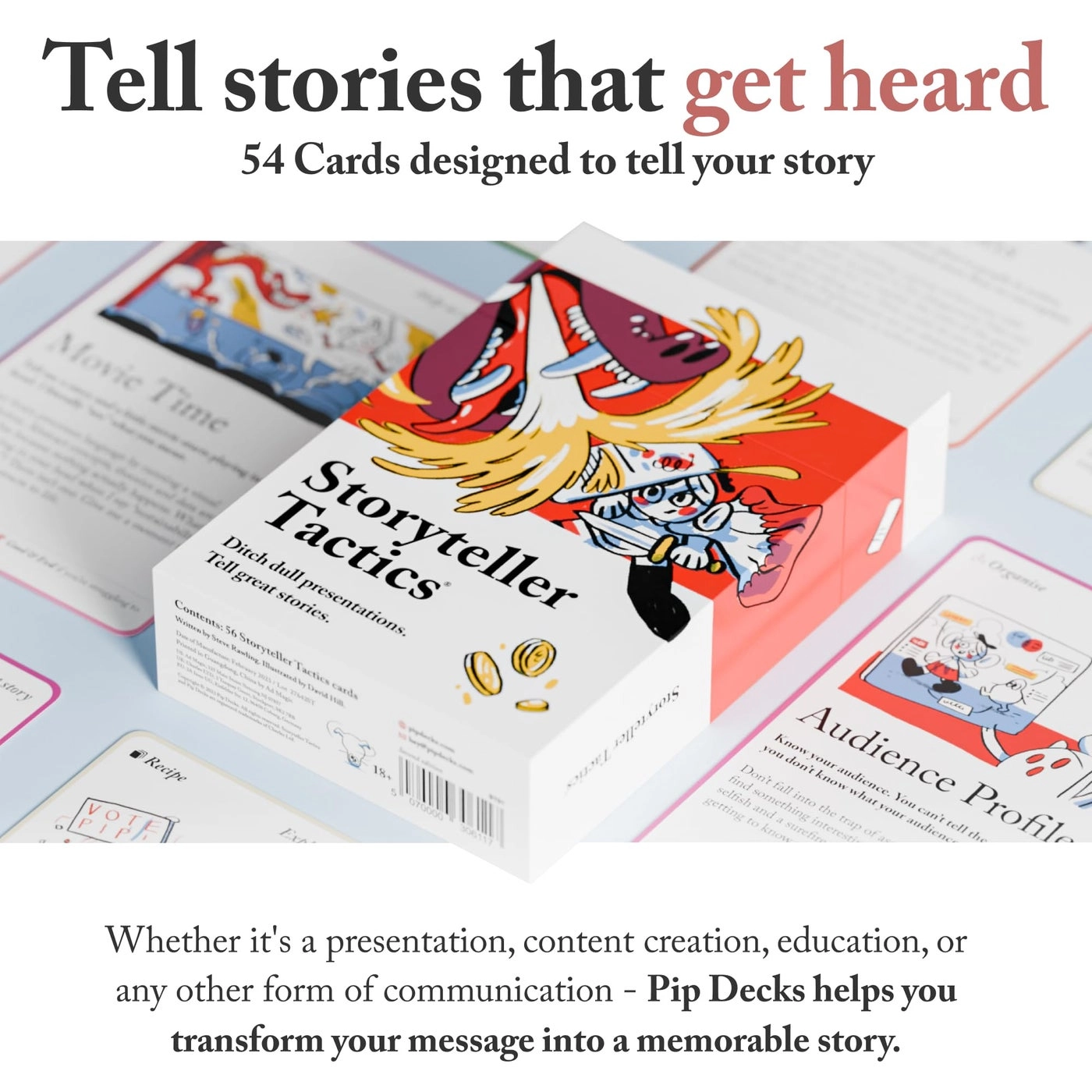 Storyteller Tactics - Card Deck 54 Cards