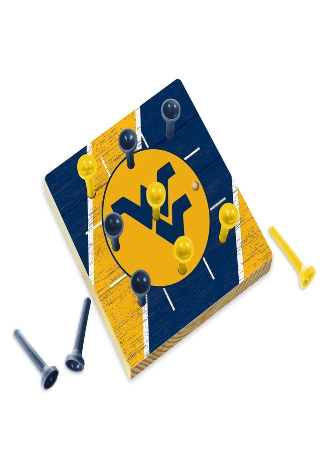 West Virginia Mountaineers Peg Tic Tac Toe