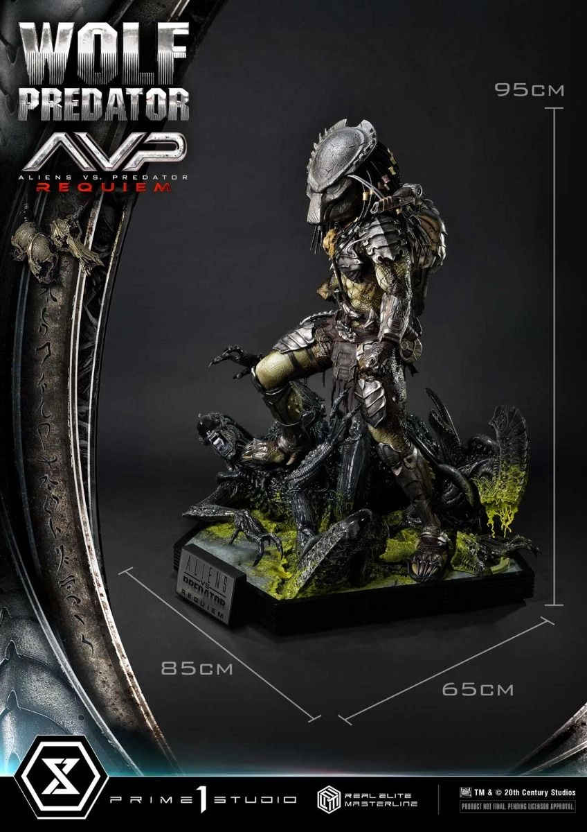 Requiem Wolf Predator - Aliens vs Predator - H:95cm
