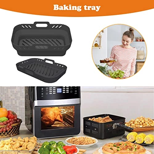 Silicone Air Fryer Tray - 2 piece(s)