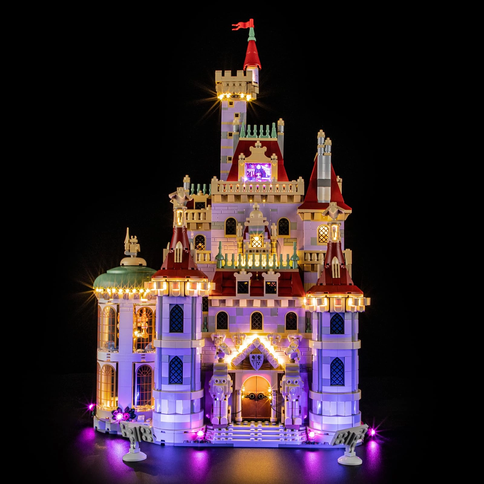 YEABRICKS LED Light for LEGO Disney Beauty and The Beast Castle 43263 - Plastic