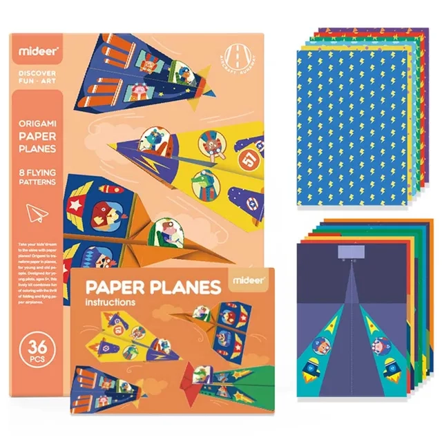 Origami Kit Paper Planes - 36 pcs